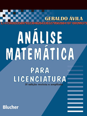 cover image of Análise matemática para licenciatura